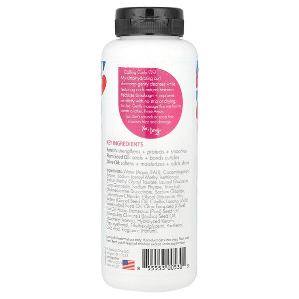 Socozy Kids Curl Shampoo Ultra Hidratlaşdırıcı Təmizləyici 10.5 Fl Oz 311 ml