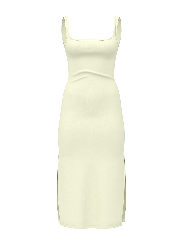 PINK All-Day Soft Rib Bodycon Midi Geyim