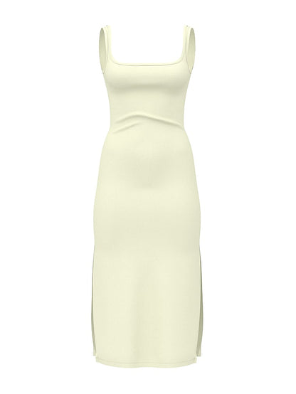 PINK All-Day Soft Rib Bodycon Midi Geyim