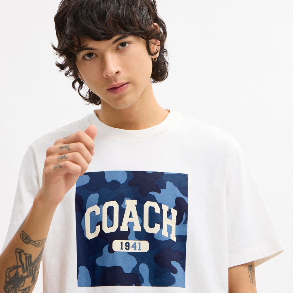 Coach Camo Square Klassik T-Shirt
