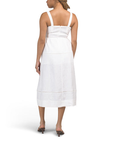 JL LUXE LABEL Kətən Midi Geyim