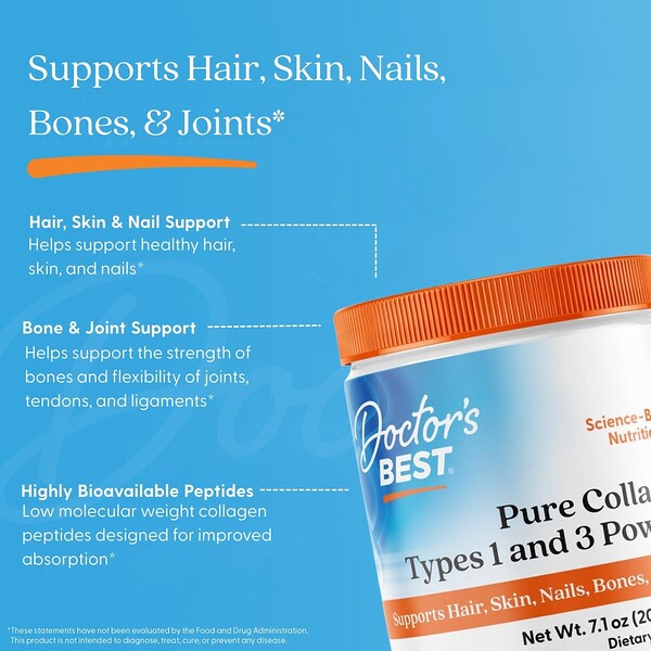 Doctor's Best Pure Collagen Types 1 and 3 Tozu 200g