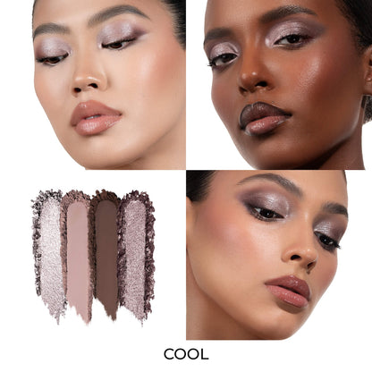 NATASHA DENONA Luxe Glam Compact Quad Göz Kölgəsi Paletası