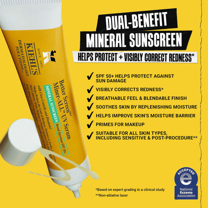 Kiehl's Since 1851 Better Screen Mineral UV Serumu SPF 50 Günəş Kremi