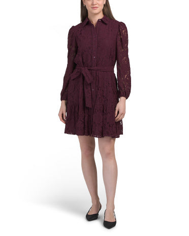 Dantel Təbəqəli Köynək Mini Geyim
