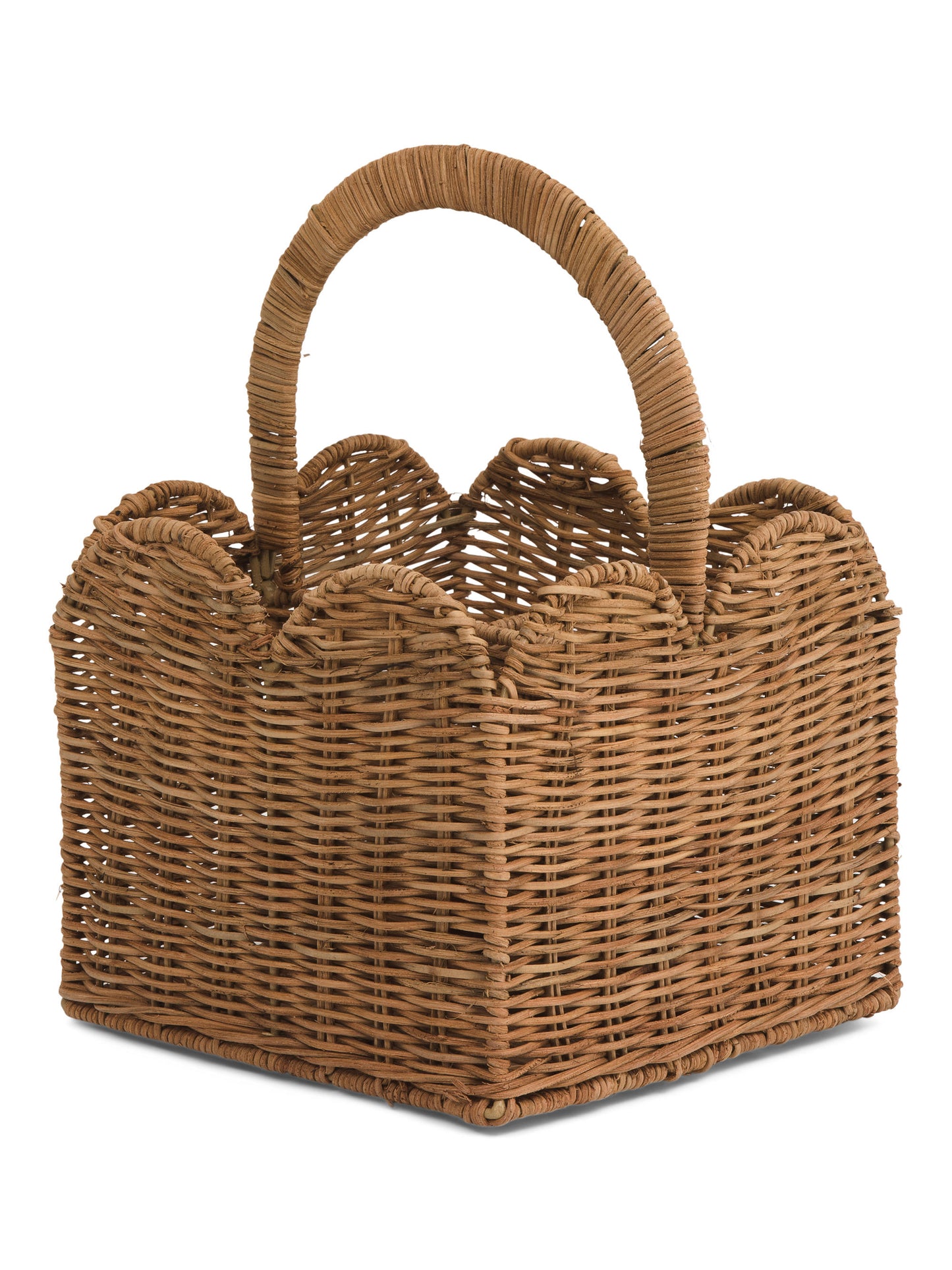 MADE IN VIETNAM 11.75in Rattan Dəliyən Səbətçə