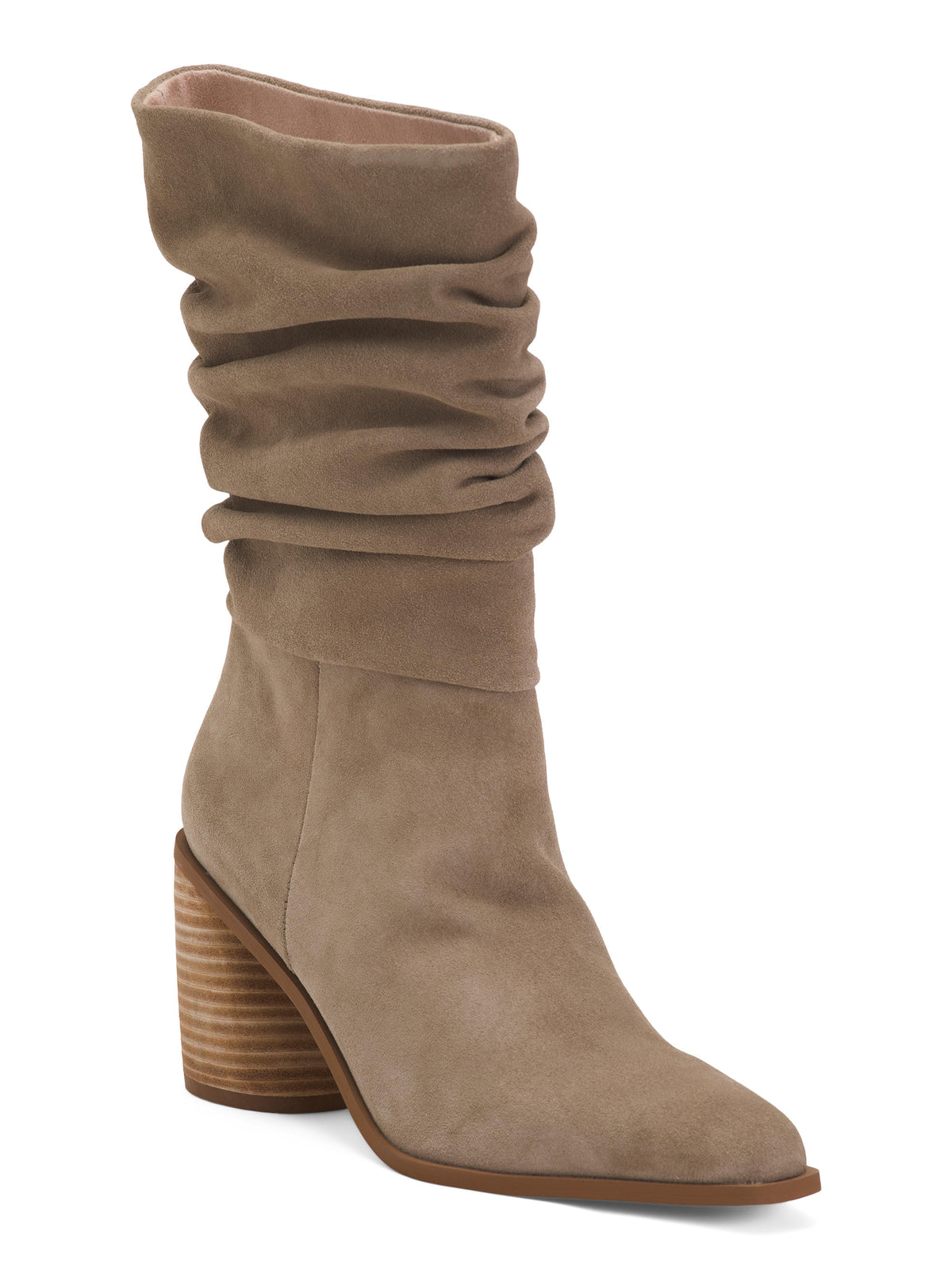 CHARLES DAVID Suede Fuse Slouch Çəkmələri