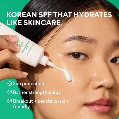 innisfree Invisible Barrier Koreya Günəş Kremi Serumu SPF 47 Çəcək Çayı və Hialuron Turşusu ilə