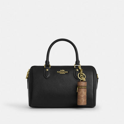Coach Dodaq Boyası Çantası Ətiket Signature Canvas