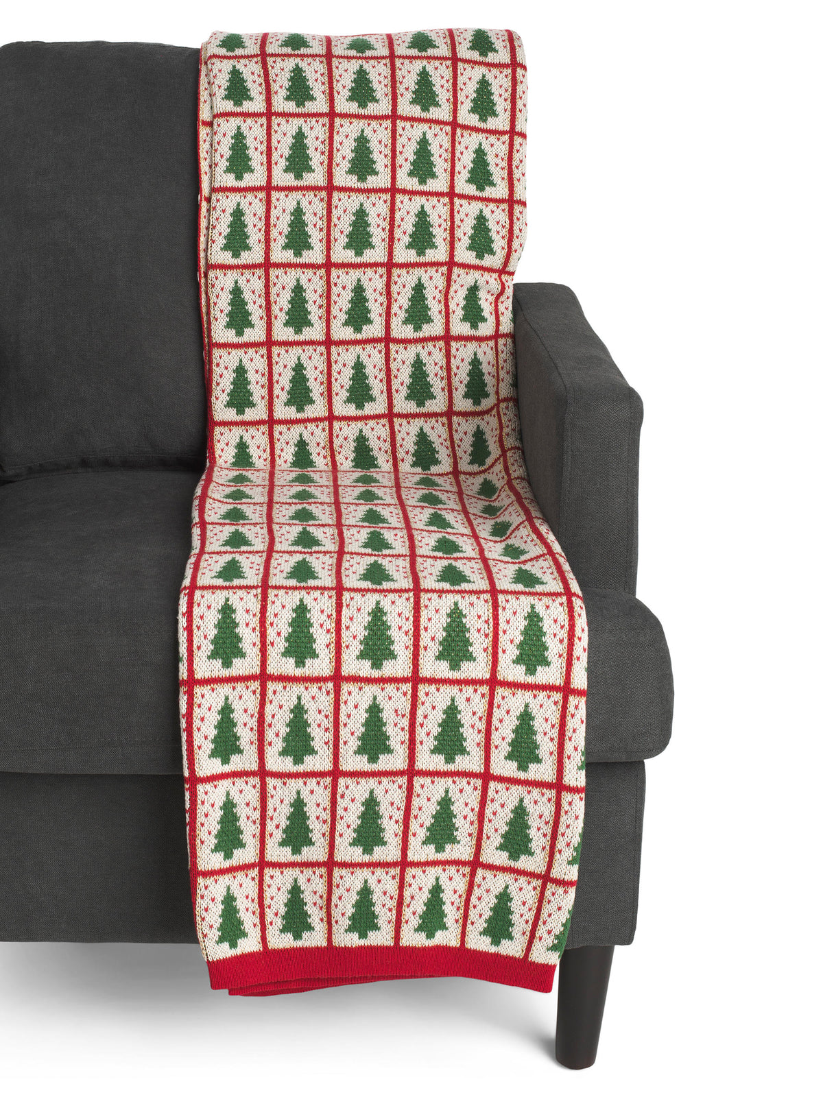 MADE IN INDIA Checkered Tree Throw