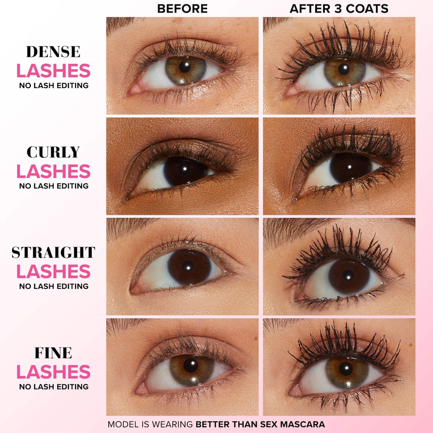 Too Faced Better Than Sex Həcimləndirici və Uzunlaştırıcı Maskara
