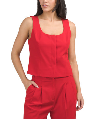 Tailored Bustier Top Qadın Bluzası