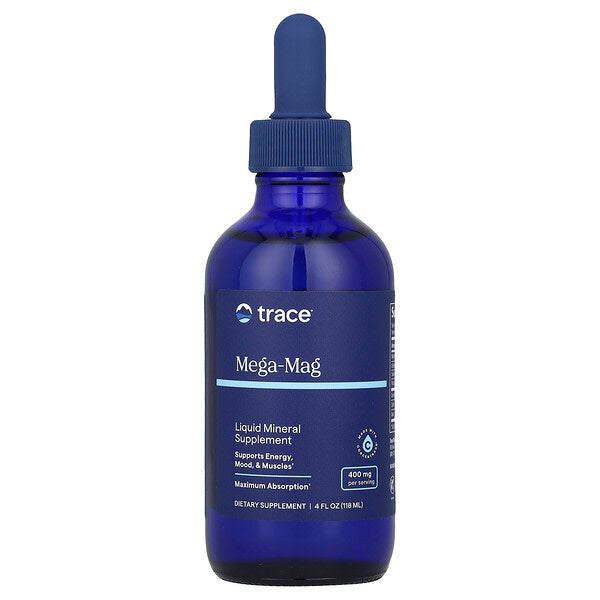 Trace Minerals Mega Mag 400 Mq 118 Ml Maye Məhsul
