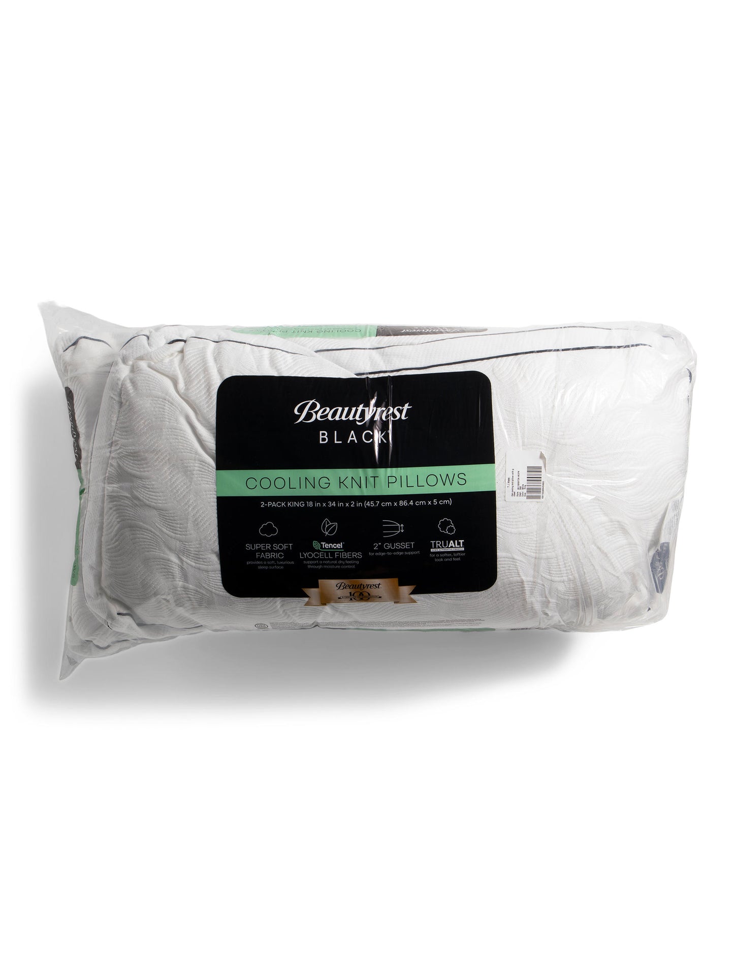 BEAUTYREST BLACK 2pk 18x34 Soyuducu Toxuş Yastıqlar Gösətli