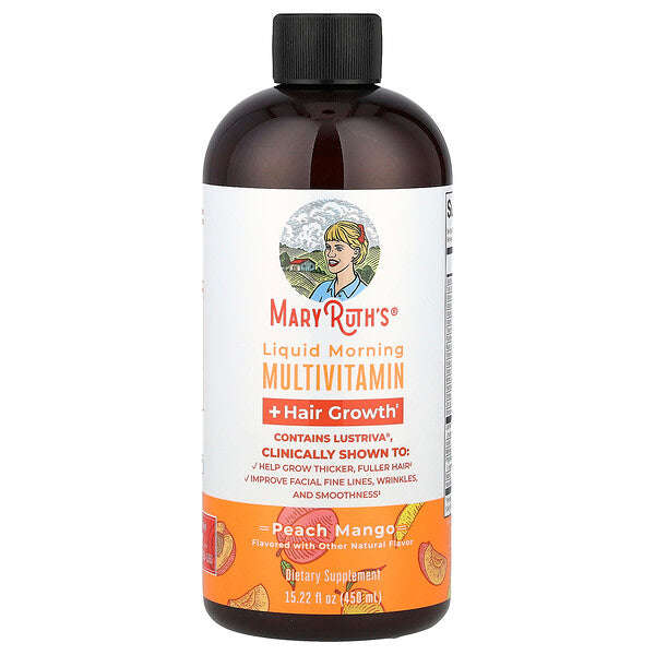 Maryruth S Maye Saçların Böyüməsi Üçün Maye Səhər Multivitamini Şəftəli Mango 15 22 Fl Oz 450 Ml YoxYox