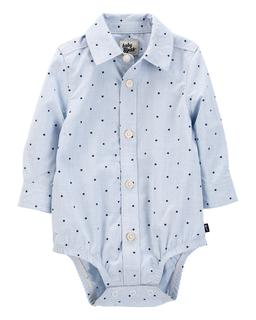 OshKosh B'gosh Uşaq Oğlan Nöqtəli Düymələ Bodysuit