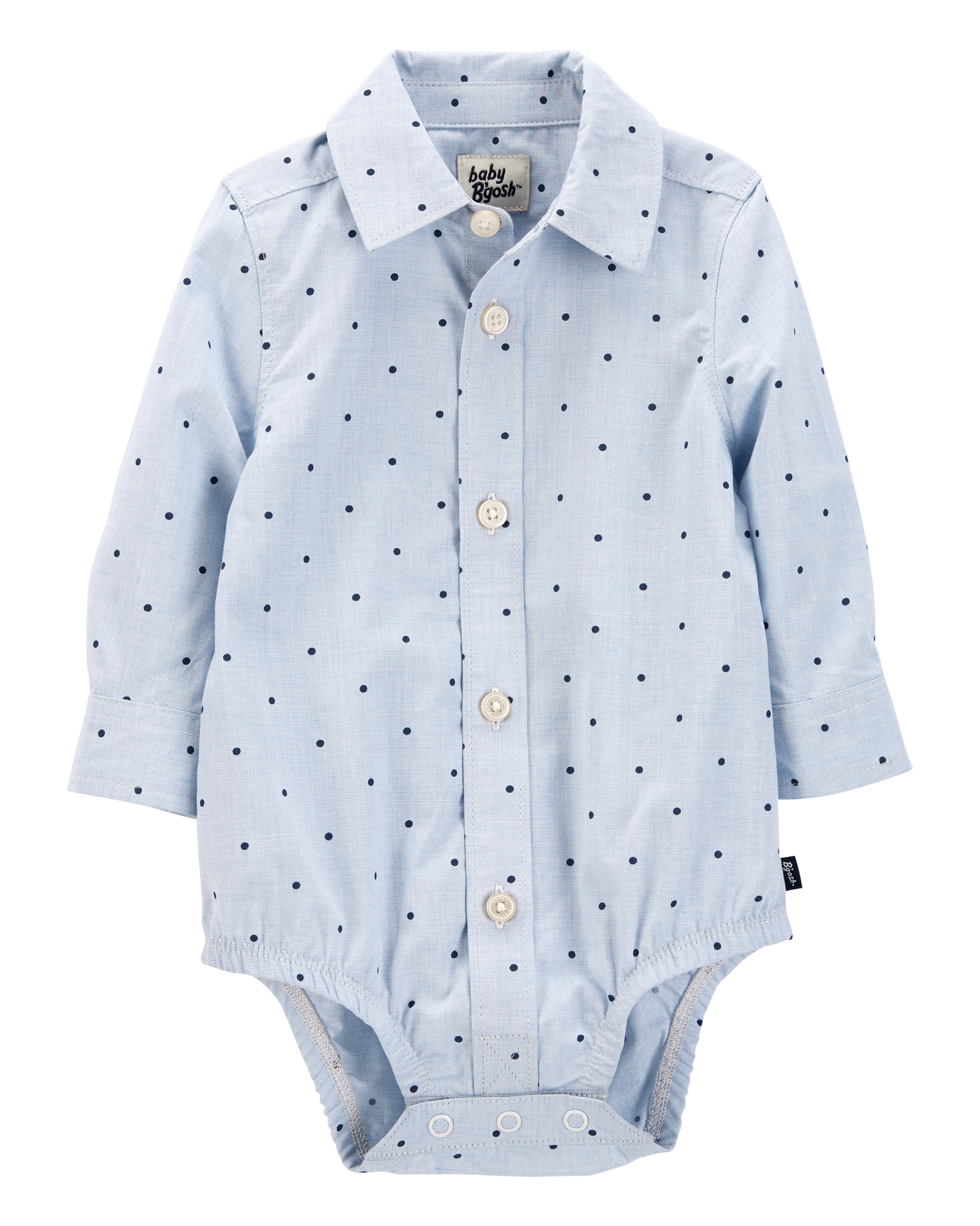 OshKosh B'gosh Uşaq Oğlan Nöqtəli Düymələ Bodysuit