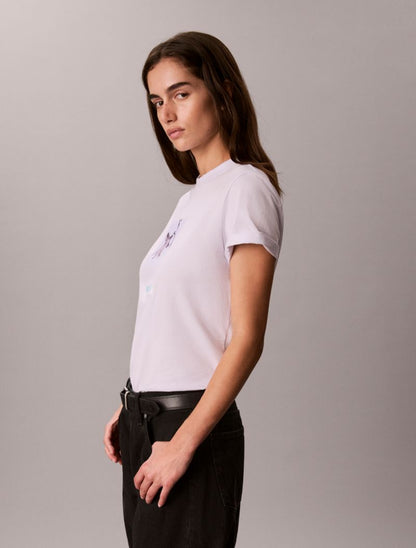 Calvin Klein Çiçəkli Fotoqrafiya Qrafik Klassik Köynək