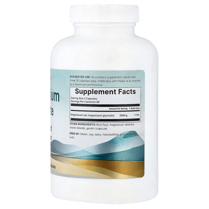 Micro Ingredients Magnesium Glycinate 240 Kapsul 166 Mg