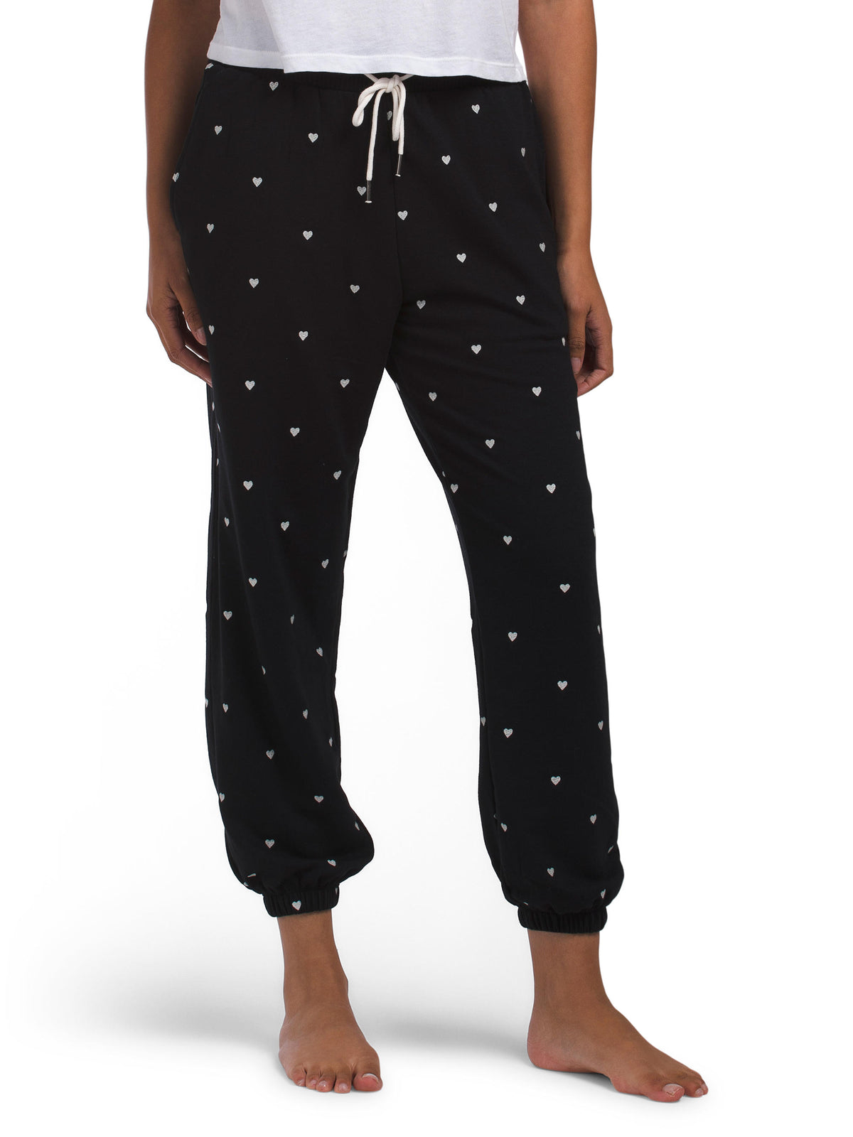 SPLENDID Love Lounge Embroidered Joggers