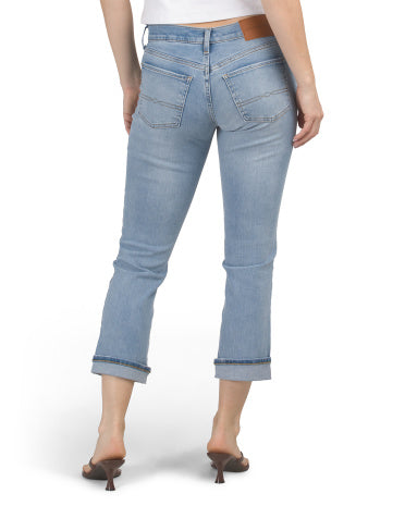 Mid Rise Sweet Cropped Cins