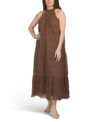 A-line Halter Maxi Geyim