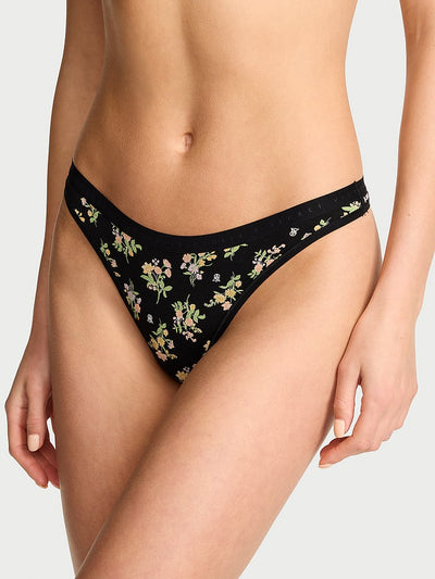 Victoria's Secret Streç Pambıq Yüksək Bacaq Scoop Tanga Çalma