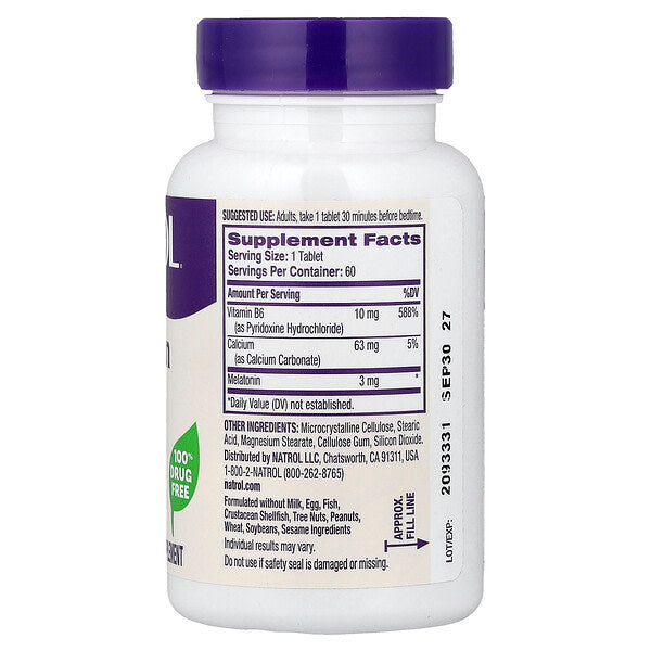 Natrol Melatonin 3 Mg 60 Tablet