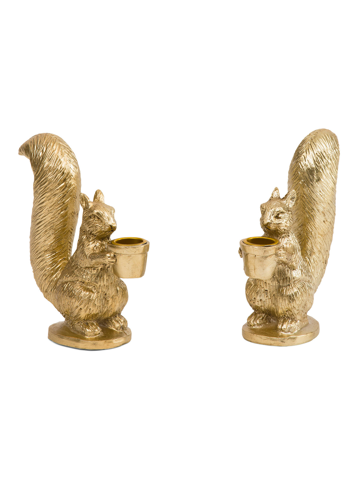 ACORN AND OAK 2 Ədəd Sincap Şəkilli Şam Tutacağı