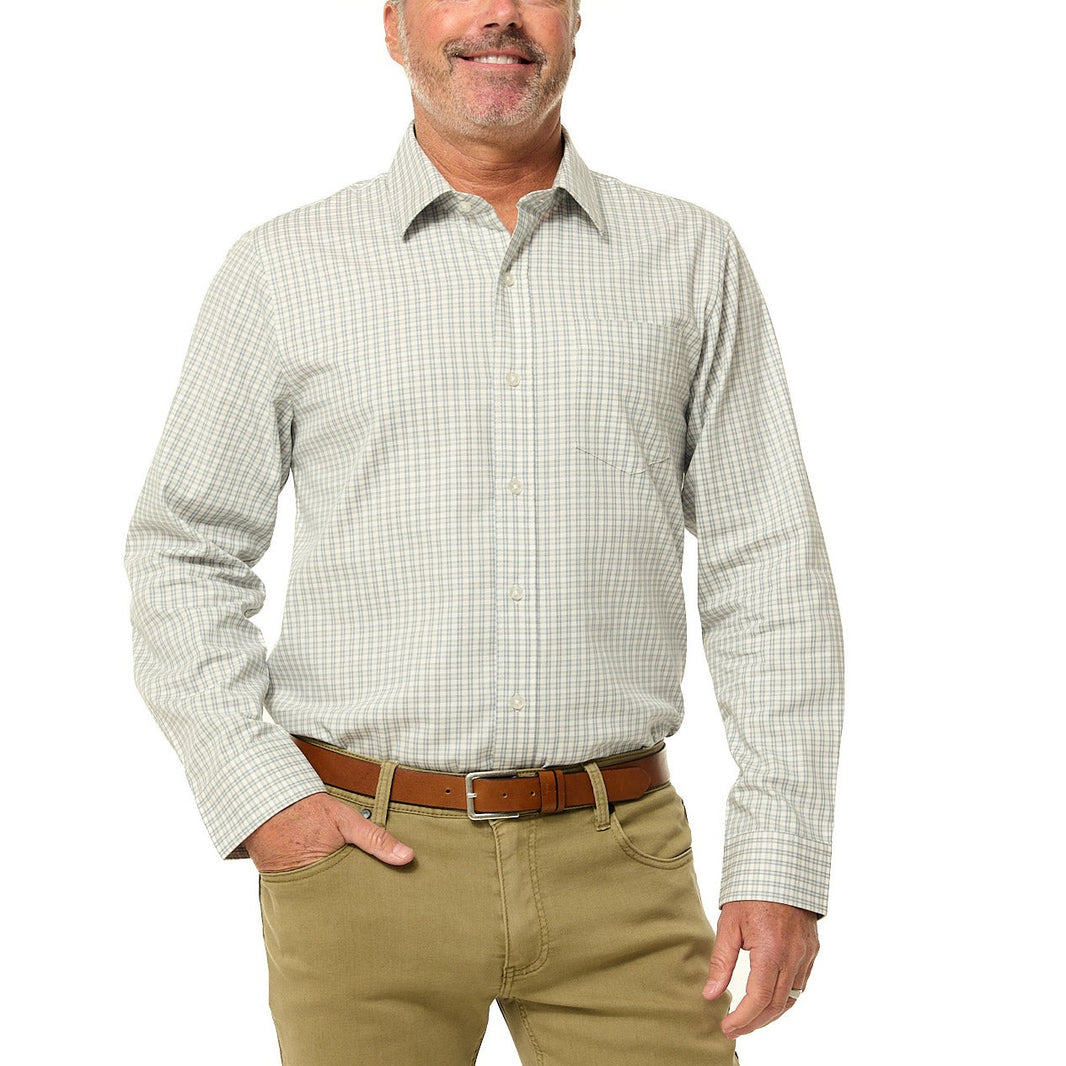 Dockers Kişi Uzun Kollu Düymələr Köynəyi, Ağ