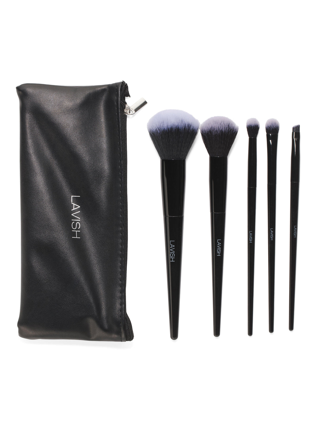 LAVISH 5 Parçalı Essential Elegance Fırça Seti Çantası ilə
