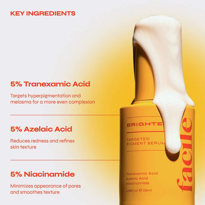 Facile Brighten Niasinamid 5% Serumu Tünd Ləkələr və Bərabərsiz Dəri Quruluşu Üçün