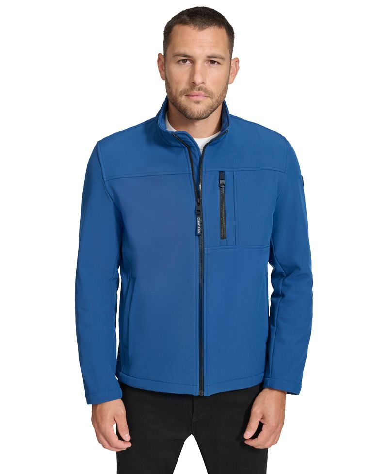 Calvin Klein Kişi Sonsuz Uzanımı Soft Shell Gödəkçə
