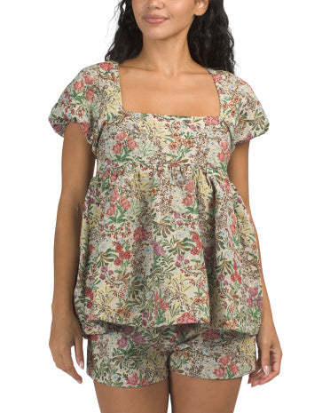 JACQUIE THE LABEL Monroe Babydoll Bluzka