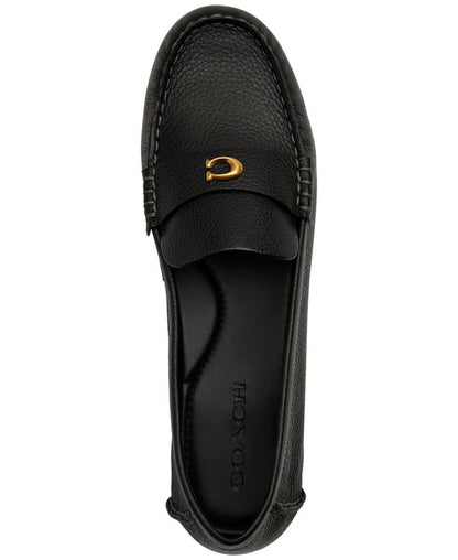 COACH Sculpted C Dəri Klassik Loafer Bala Ayaqqabı