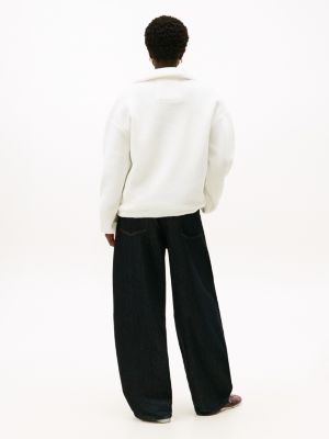 Tommy Hilfiger Teddy Fleece Quarter-Zip Sweatshirt Fil Dişi