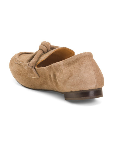 CHOCOLAT BLU Suede Anya Scrunch Loafers