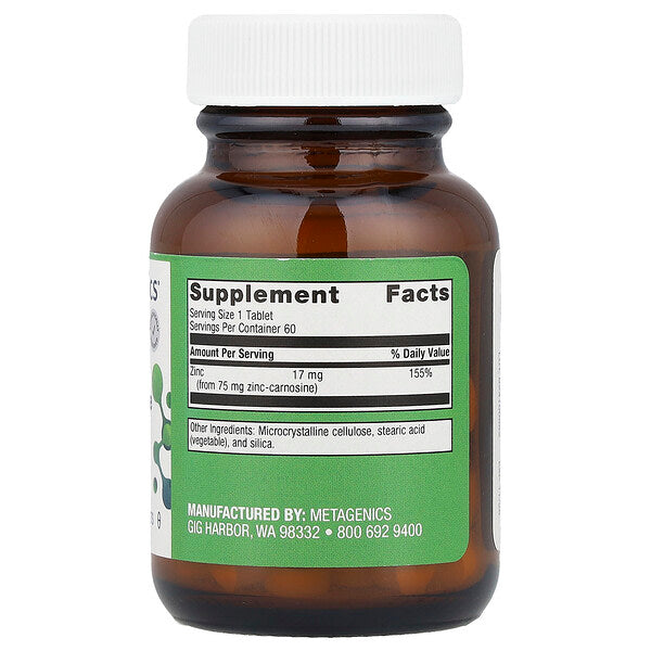 Metagenics Zinc Carnosine Kompleksi 17 Mg 60 Tablet