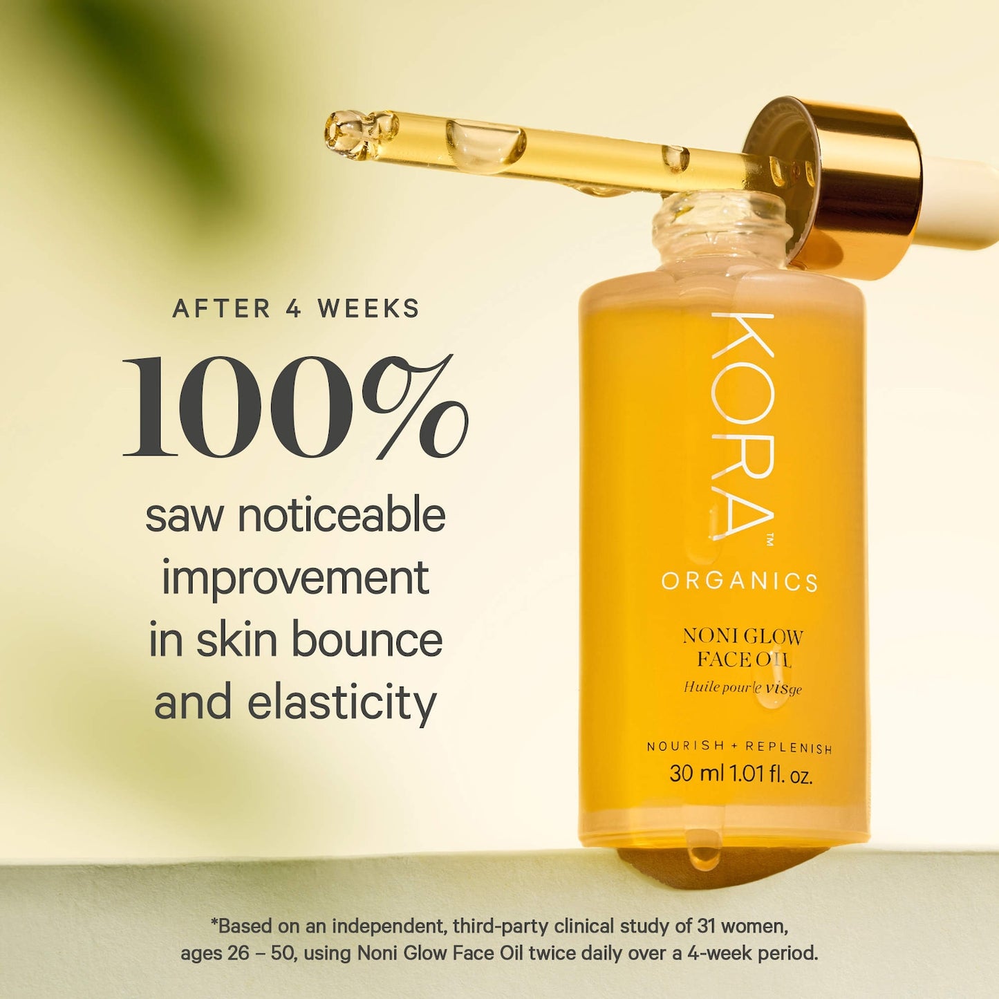 KORA Organics Noni Glow Radiant Üz Yağı Antioksidantlarla