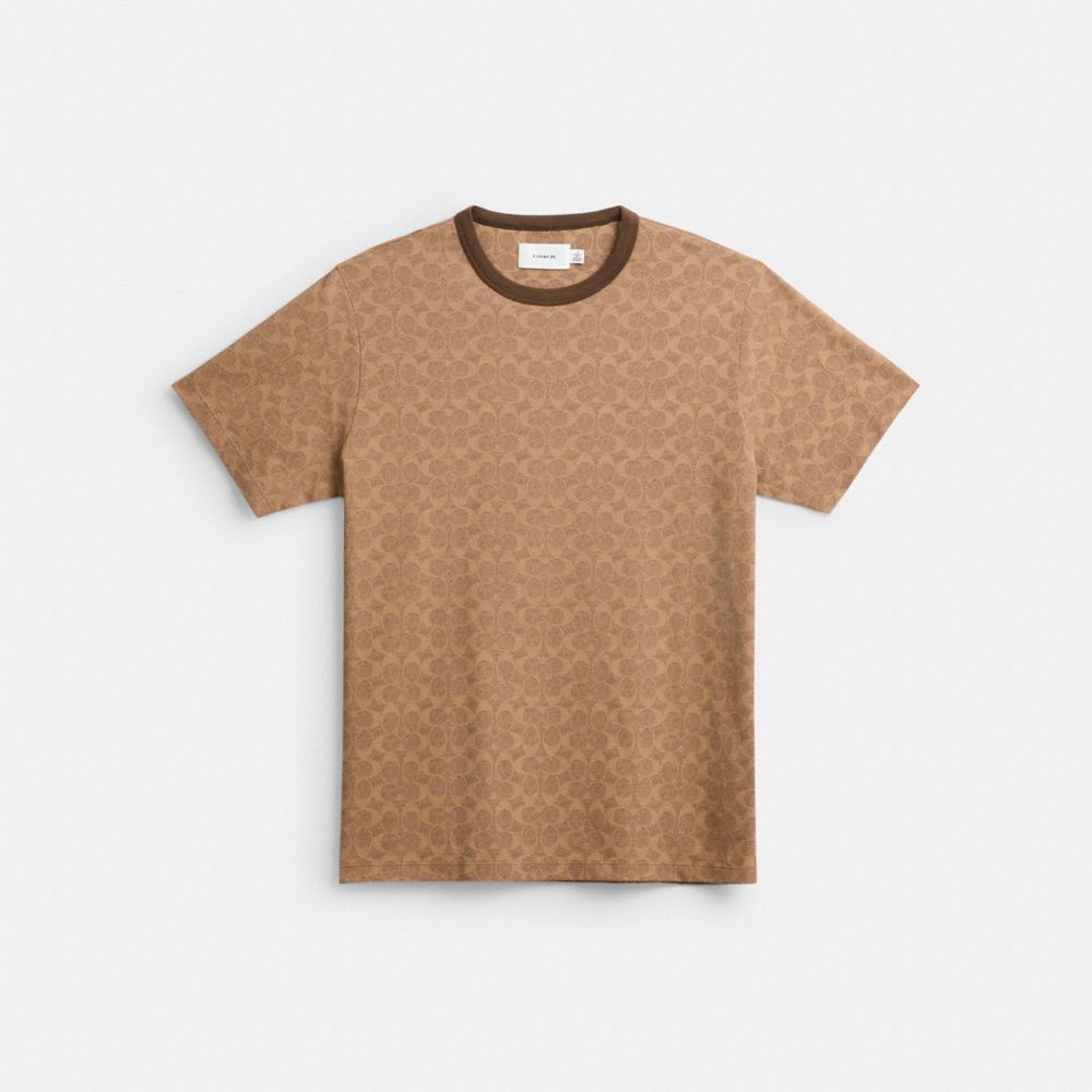 Coach Signature Organik Pambıq T-Shirt