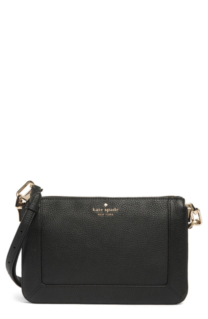 Kate Spade New York Lena Pebbled Dəri Çəpərəz Çantası