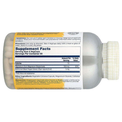 Solaray Maqnesium Glisinət Yüksək Absorbsiya 240 Vegcaps YoxYox