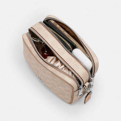 Coach Mini Carey Çarpaz Çanta Signature Canvas Kolleksiyası