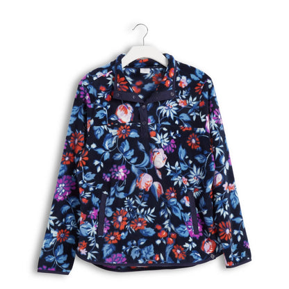 Vera Bradley Sporty Fleece Pullover Qadın Gündəlik Huddi