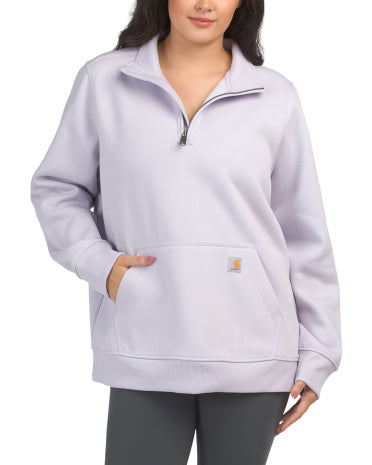 CARHARTT Clarksburg Qısa Fermuar Sweatsirt
