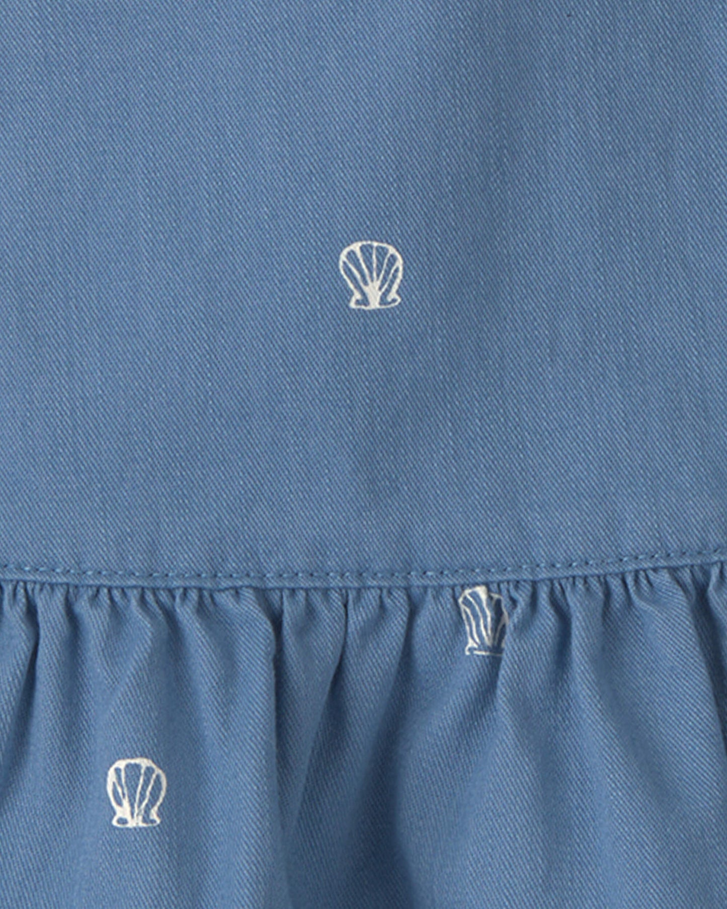 OshKosh B'gosh Qız Seashell Twill Volanlı Ətək - Orta Yuyma