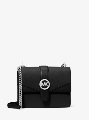 Michael Kors Greenwich Kiçik Saffiano Dəri Çapraz Çanta