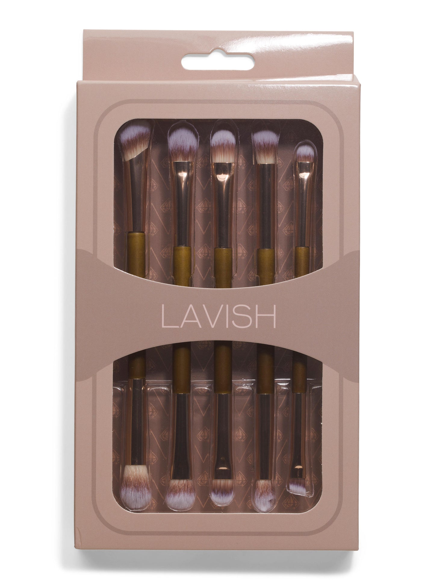 LAVISH 5 Parçalı Çift Uçlu Göz Fırçası Seti