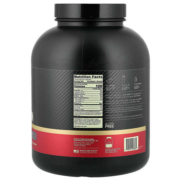 Optimum Nutrition Gold Standard 100 Whey Protein Qoşa Zəngin Şokolad 5.05 Funt 2.29 Kq YoxYox