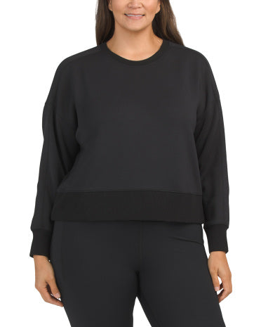 SPANX Plus Luxe Crew Neck Sweatshirt
